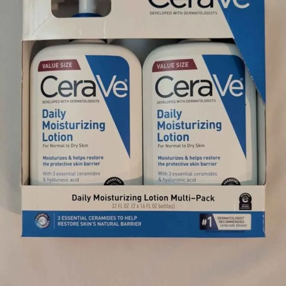 New CeraVe Daily Moisturizing Lotion Multi-Pack 2x 16 oz Value Size Sealed Pack